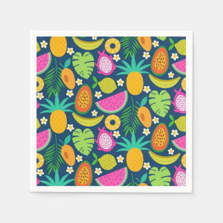 Tropische Ananas Banaan Watermeloen Fruit Servet