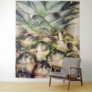 Tropische Ananas Fotografie Achtergrond Wandkleed