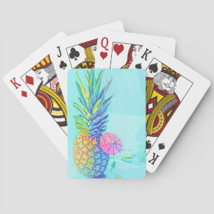 Tropische Ananas Pokerkaarten