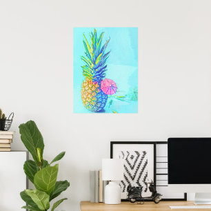 Tropische Ananas Poster