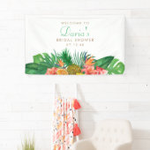 tropische ananas spandoek (Insitu)