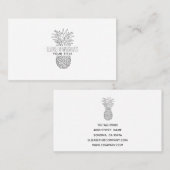 tropische ananas visitekaartje (Voorkant / Achterkant)