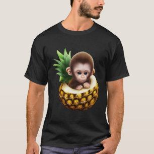 Tropische appelaap t-shirt