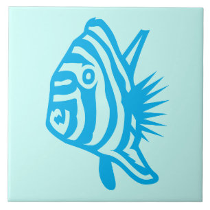 Tropische Aqua Fish Nautische Keramische Tegel Tegeltje