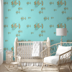 tropische aquatische vis behang