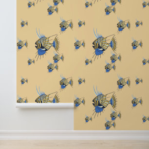 tropische aquatische vis behang