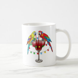 Tropische ara's Drink wijn Koffiemok