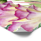 Tropische baarmoederhals Hibiscus Wedding Seating  Poster (Hoek)