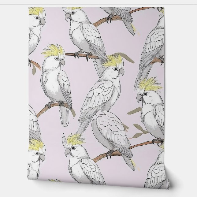 tropische baars behang (Afrollen)