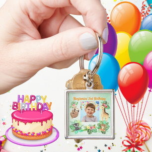 Tropische Baby Dieren Sleutelhanger Kids Verjaarda