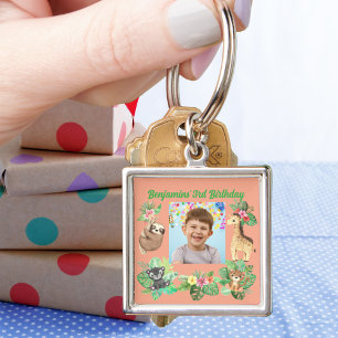 Tropische Baby Dieren Sleutelhanger Kids Verjaarda