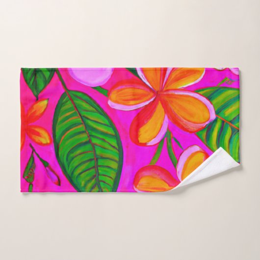 Tropische badhanddoekset bad handdoek (Handdoek)