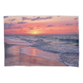 Tropische Bahamas Sunset Paradise Beach Kussensloop (Voorkant)