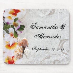 Tropische bakbloemen/planken muismat