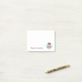 Tropische ballerina post-it® notes (Op bureau)