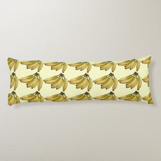 Tropische bananen lichaamskussen (Achterkant)