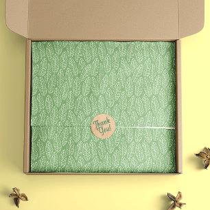 Tropische bananenbladeren Groenweefselpapier Tissuepapier