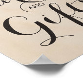 Tropische Beach Gifts & Kaarten Weddenschap Poster (Hoek)