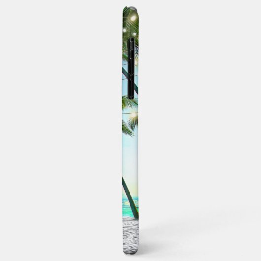 Tropische, beknotte palmbomen String Lights Case-Mate iPhone Case (Achterkant/links)