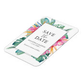 Tropische Bestemming Trouwdag Magneten om te Bewar (Linkerzijde)