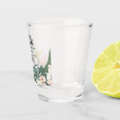 Tropische bestemmingsweddenschap bespaart de datum shot glas (Rechts)