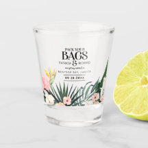 Tropische bestemmingsweddenschap bespaart de datum