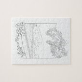 Tropische beugelkleuring voor volwassenen Puzzle Legpuzzel (Horizontaal)