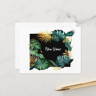 Tropische Beweging de Nieuwe Kaart van het Adres