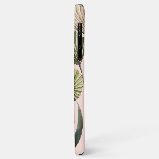 Tropische blad botanische gepersonaliseerde naam Case-Mate iPhone case (Achterkant/links)