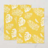 Tropische bladeren 16 notitiekaartje (Voorkant / Achterkant)