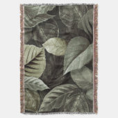 Tropische bladeren 5 deken (Voorkant Verticaal)