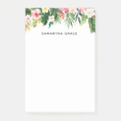 Tropische bladeren Aangepaste opmerkingen na IT Post-it® Notes (Voorkant)