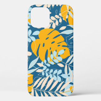 Tropische bladeren: Abstract Oerwoud iPhone 12 Hoesje