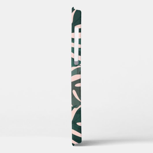 Tropische bladeren: Abstracte Waterverf kunst Case-Mate iPhone Case (Achterkant / Links)