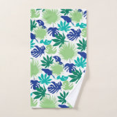 Tropische bladeren bad handdoek (Handdoek)