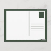 tropische bladeren briefkaart (Achterkant)