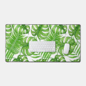 Tropische bladeren bureaumat (Keyboard & Muis)