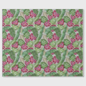 Tropische bladeren cadeaupapier (Vlak)