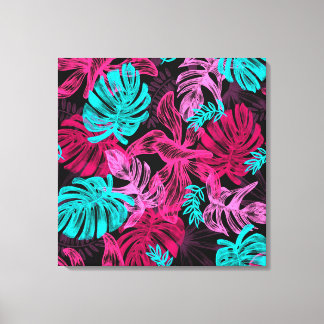 Tropische bladeren canvas afdruk