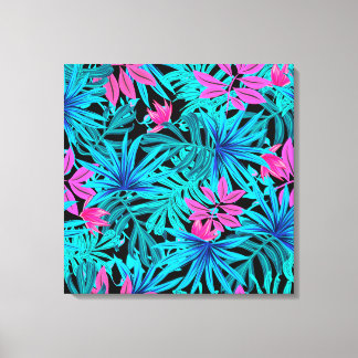 Tropische bladeren canvas afdruk