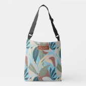 Tropische bladeren Canvas tas (Voorkant)