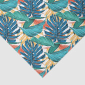 Tropische bladeren Colorfull Foliage-ontkoppeling Tissuepapier (Detail)