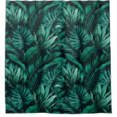 Tropische bladeren douchegordijn (Voorkant)