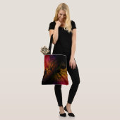 Tropische bladeren draagtas (Op model)