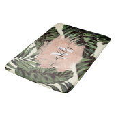 Tropische bladeren en glitter badmat (Gekanteld)