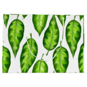 Tropische bladeren groot cadeauzakje (Achterkant)