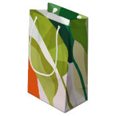 Tropische bladeren klein cadeauzakje (Achterkant Gekanteld)