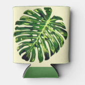 Tropische bladeren Koelbox Blikjeskoeler (Voorkant)