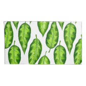 Tropische bladeren kussensloop (Achterkant-Rechts)