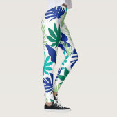 Tropische bladeren leggings (Rechts)